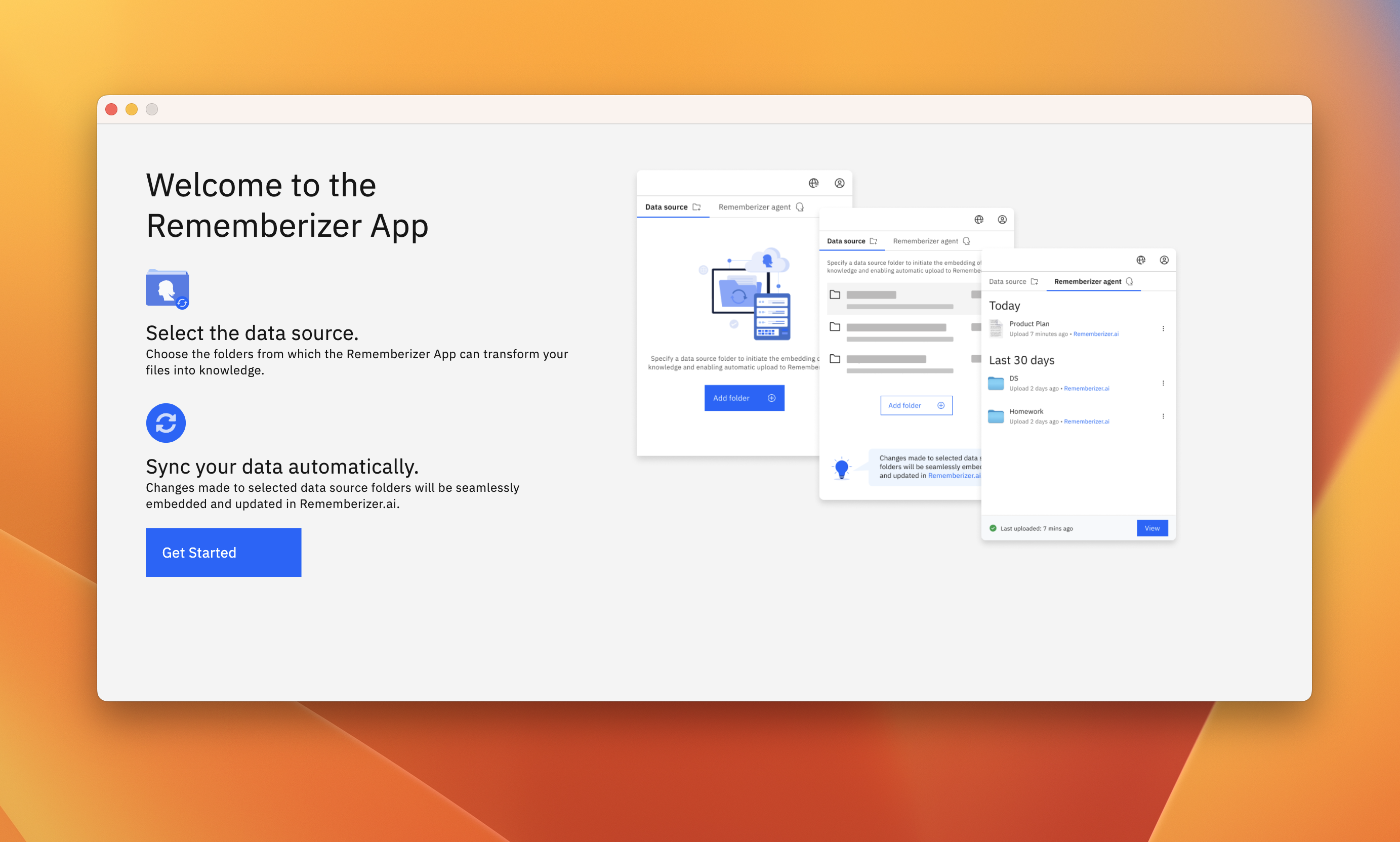 성공적인 인증 화면