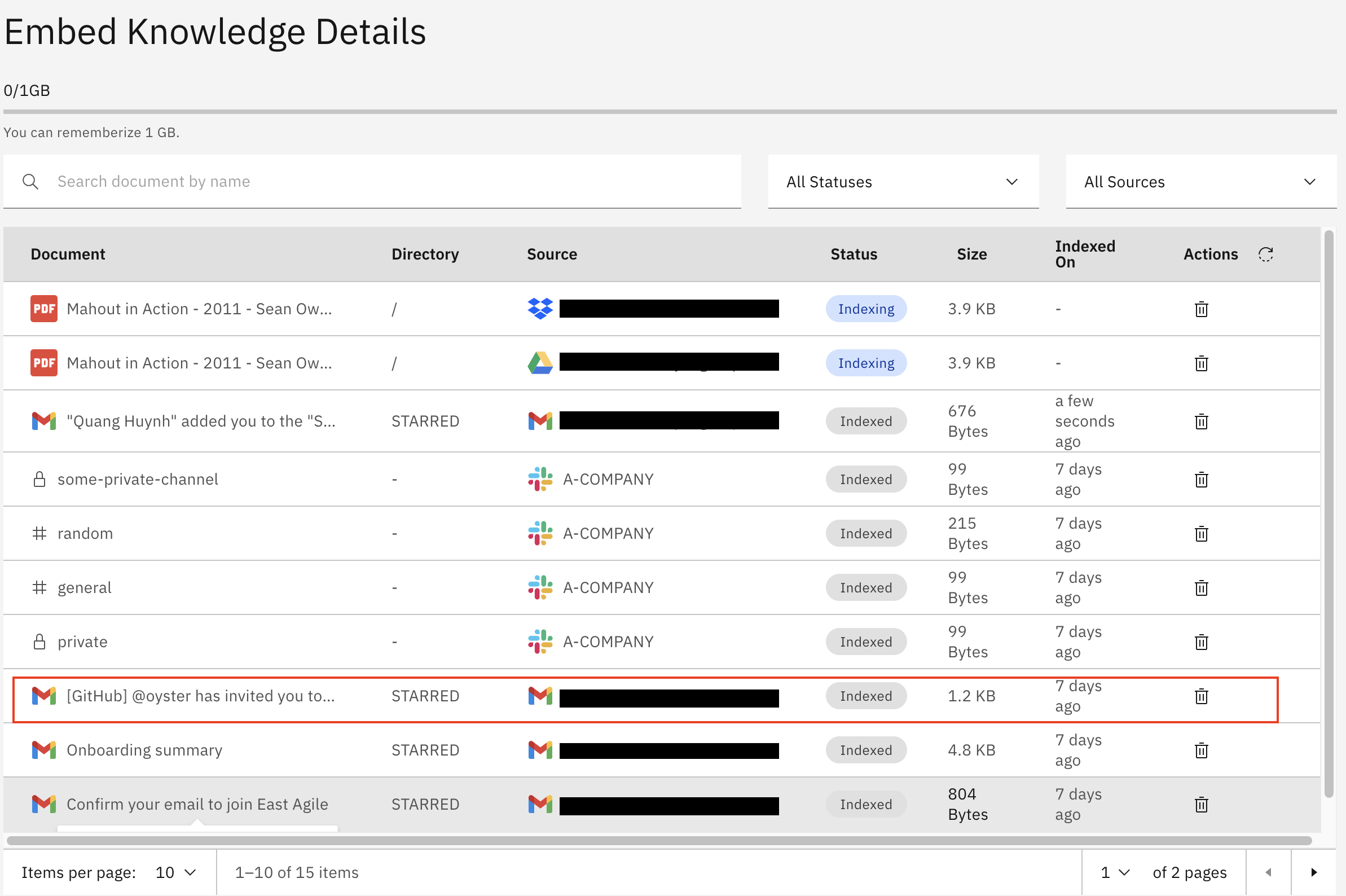 오류 파일 재색인 성공