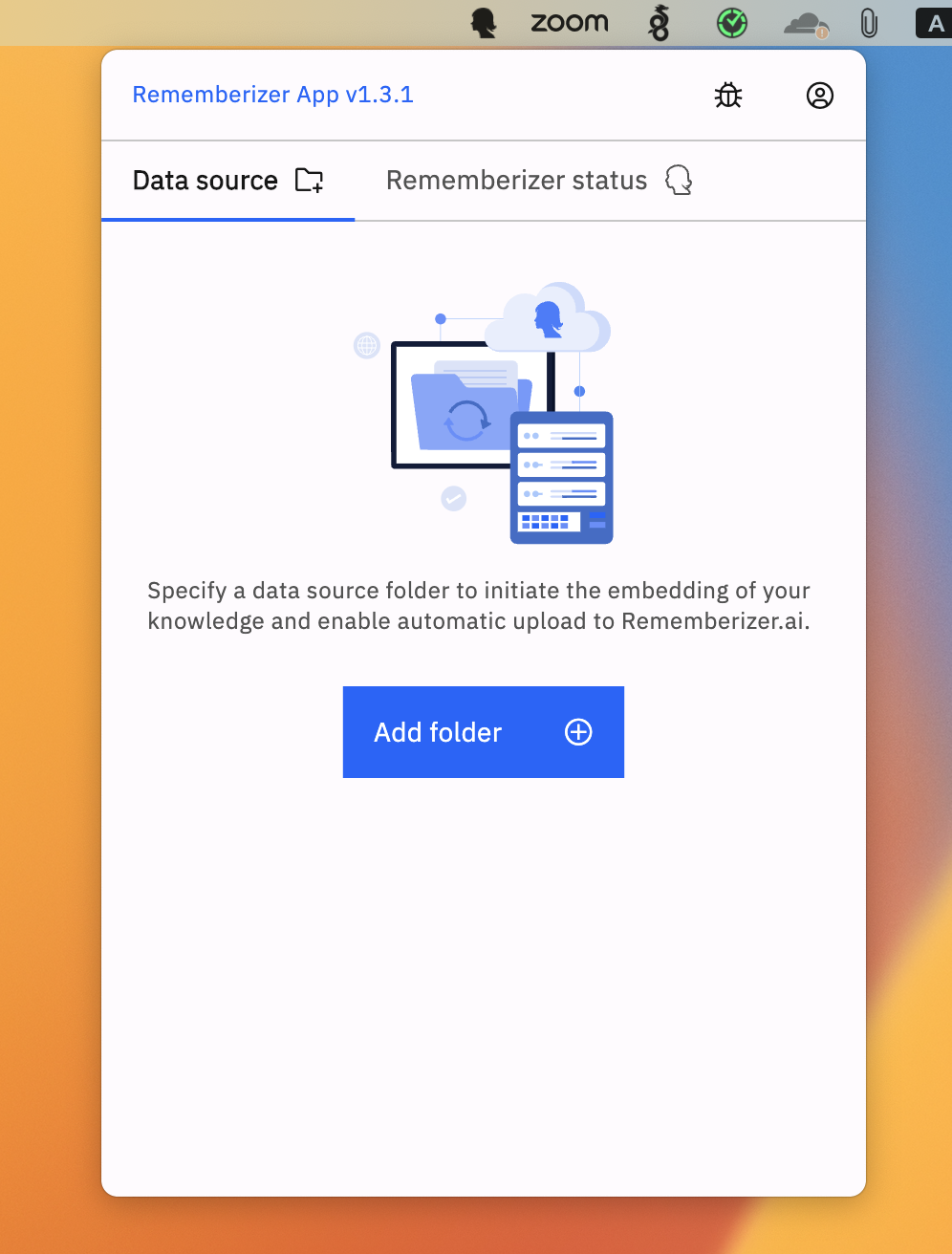 Rememberizer에 폴더 추가하기