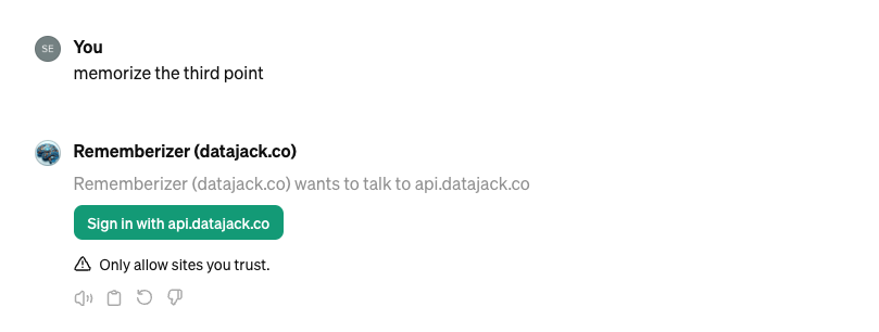 Rememberizer 인증을 위한 로그인